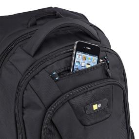 Top loading pocket of the Case Logic BEBP-115 holds smartphone