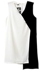 V-neck High-Low-Hem Chiffon Party Dress/Mini Dress 