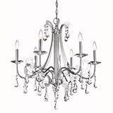 Kichler 42545CH Kichler Leanora Chandelier 6 Light Incandescent Chrome