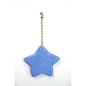 Ceiling Fan Pull Chain: Blue Star by Sweet Pea Gallery