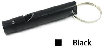 Damomon Emergency Survival Whistle Mini Aluminum Whistle With Key Chain - Black,Green,Red
