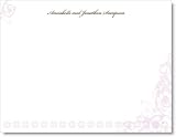 Vintage Pink Wedding Thank You Cards