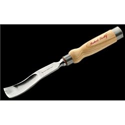Robert Sorby H0540 Sculpture Chisel #7 Sweep 1-1/4" Bent Gouge