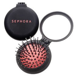 Sephora Brand Pop-Up Travel Brush - Signature Black & Red