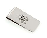 Skull and crossbone pirate money clip with presentation box