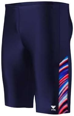 TYR Sport Men's Aurora Splice Jammer,Red,26