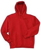 NEW Hanes Ultimate Cotton - Pullover Hooded Sweatshirt Deep Red-XL