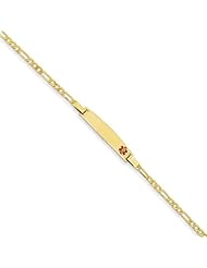 14k Medical Jewelry Childrens Bracelet Length 6"