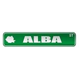  ALBA ST  STREET SIGN CITY ROMANIA