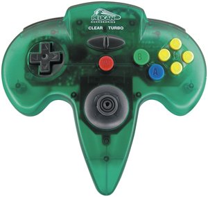 Pelican PL4001 N64 Super 64x Controller (clear)
