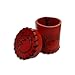 Q WORKSHOP: Dice Cup - Red Dragons Leather Cup III