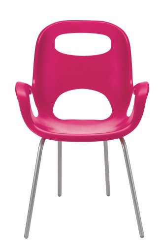 Umbra OH Steel and Polypropylene Chair, Think Pink