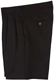 Microfiber Shorts in Black, 38 Waist