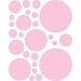 Light Pink Polka Dot Wall Transfer Stickers Mural