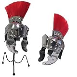 Mini Crested Roman Officer's Helmet Desktop Display