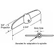 Prime Line Prod. 172006 Casement Operator Tee Handle