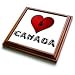 I Love Canada - 2 - 8x8 Trivet With 6x6 Ceramic Tile