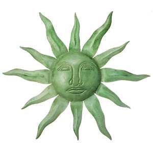 Copper SUN FACE Wall Art 24 Medium Sized ANTIQUE PATINA FINISH Celestial BY Good Directions