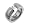 Sparkling White or Clear Cubic Zirconia CZ High Polished Titanium Wedding Band Ring Size 6(Size 6,7,8,9,10)