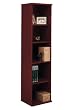 Open Single Bookcase In Mahogany Finish By Bush Furniture