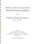 Mother of Divine Grace 10th Grade Natural History Syllabus