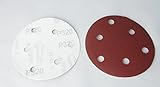 あれば便利 選べる6サイズ ダブルアクション サンダー用 マジックペーパー サンディング ペーパー 125mm 100枚セット #60 #80 #240 #320 #400 #600 #800 #10