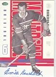 Emile Bouchard, Montreal Canadiens Autographed Card