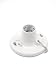 Leviton 8827-CW1 Ceiling Lampholder With Grounded Outlet And Pull Chain 660W-125V