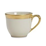Lenox Lowell Gold Banded Ivory China Demitasse Cup