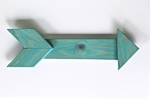 Blue Rustic Wooden Arrow // 23" Long // Home Decor