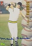 Mark Farris, Pittsburgh Pirates Autographed Card