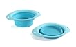 Popware for Pets Expandable/Collapsible Pet Bowl, Medium, Turquoise