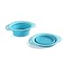 Popware for Pets Expandable/Collapsible Pet Bowl, Medium, Turquoise
