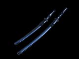 Hand Forged Damascus Blade Japanese Musashi Katana & Wakizashi Sword Set #109C