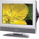 Audiovox FPE1708DVS 17-Inch LCD TV with Built-In DVD Player and Stainless Steel Finish