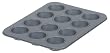 Swift Faringdon Collection Bakers Pride Non-Stick 12 Cup Mini Muffin Pan Carbon Steel 24.5 cm x 18.5 cm x 2 cm, Cups 4 cm x 1.75cm