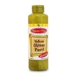 Yellow Glitter Paint Bottle