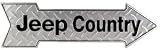 Jeep Country Arrow Metal Sign