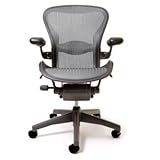 Aeron Chair - Highly Adjustable Graphite Frame by Herman Miller