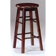 Twenty Nine Inch Cappuccino Finish Bar Stool Pair