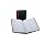 Boorum &amp; Pease 21 Series Columnar Book, Quad Ruled, 300 Page, Black/Red (21-300-Q)