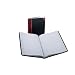 Boorum & Pease 21 Series Columnar Book, Quad Ruled, 300 Page, Black/Red (21-300-Q)