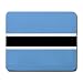 Botswana Flag Mouse Pad