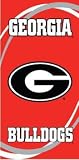 12 Georgia Bulldogs Beach Towels 30x60 Wholesale