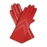 Isotoner Womens Spandex Gloves - Knit Lined, Red