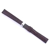 Watchband Genuine Lizard Brown 14mm