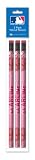 National Design Women's Miami Marlins 3 Pack Wood Pencil in Clear Bag with Header (4334-NER)