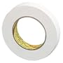 Flatback Tape, 3 Core Size, 1 x 60 Yards, White