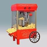 Nostalgia Electrics Old Fashioned Red Kettle Corn Popper