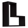 Modular “L” Shelf – Espresso